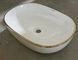 Раковина накладная Mixxus Premium ELLIPSE-0105 EDGE GOLD 600х400х150mm (MP6564) MP6564 фото 5