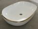 Раковина накладная Mixxus Premium ELLIPSE-0105 EDGE GOLD 600х400х150mm (MP6564) MP6564 фото 4