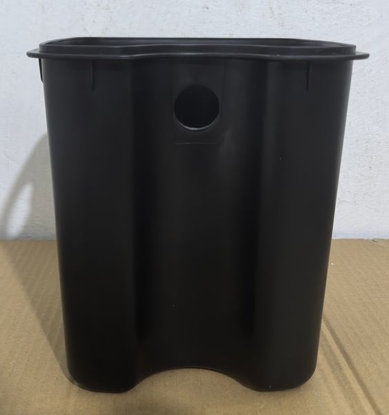 Відро для сміття з плавним закриттям квадратне ZERIX KUBIX-TC0106 WHITE 6 л (колір білий) (ZX6109) ZX6109 фото