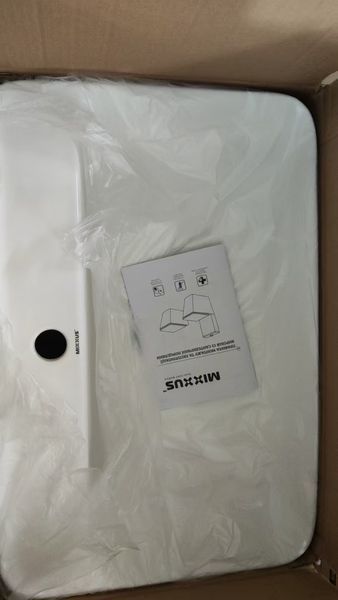 Раковина накладна Mixxus Premium BEVEL-0203 600х405х120mm з отвором під змішувач (MP6513) MP6513 фото