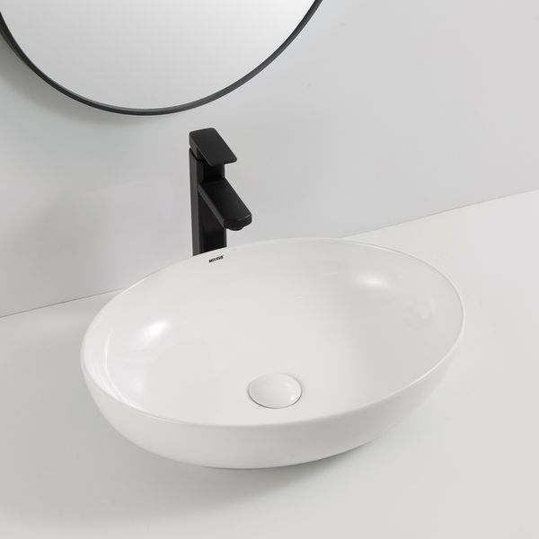 Раковина накладна Mixxus Premium ELLIPSE-0102 515х400х130mm (MP6551) MP6551 фото