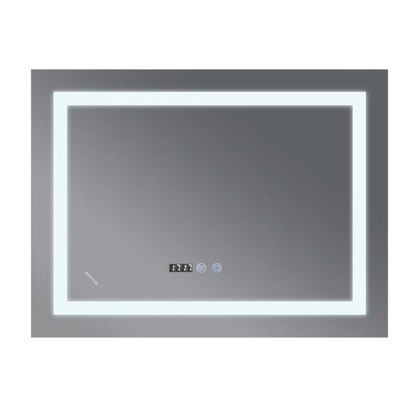 Дзеркало Mixxus Warm MR02-100x70 (годинник, LED-підсвічування, антизапотівання) (MI6002) MI6002 фото