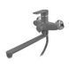 Смеситель для ванны PLAMIX OSCAR-006 EURO SET GRAPHITE (со шлангом, воронкой и кронштейном) (Цвет графит) (PM6098) PM6098 фото 2