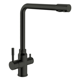 Смеситель для кухни Mixxus SUS-021 Black с вых. для питьевой воды (MI5861) MI5861 фото