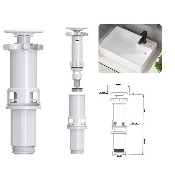 Раковина накладна Mixxus Premium STYLE-0201 520х375х140mm з донним клапаном та отвором під суміші MP6511 фото