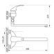 Смеситель для ванны Zerix EYB 135 (ZX0034) ZX0034 фото 2
