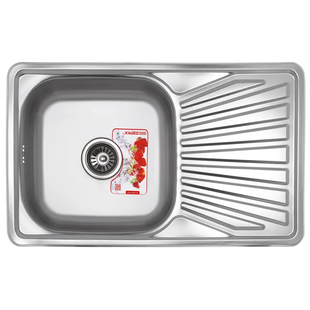 Мойка кухонная Zerix Z7848-08-180D (Decor) (ZX1605) ZX1605 фото