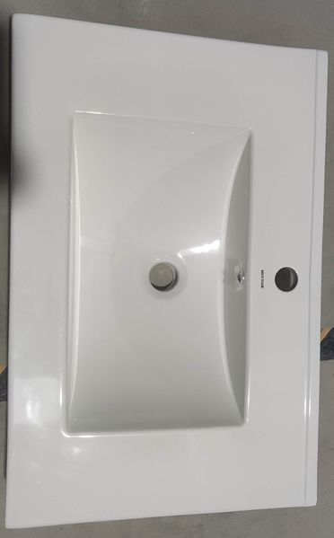 Раковина меблева Mixxus Premium CUBIC-1502 710х460х170mm з отвором під змішувач та переливом ( MP6496 фото