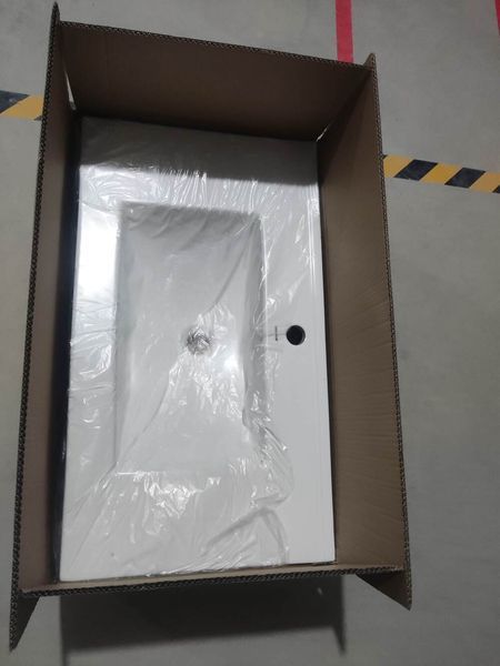 Раковина меблева Mixxus Premium CUBIC-1503 810х460х170mm з отвором під змішувач та переливом ( MP6497 фото