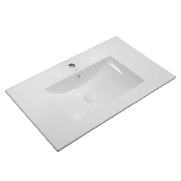 Раковина меблева Mixxus Premium CUBIC-1503 810х460х170mm з отвором під змішувач та переливом ( MP6497 фото