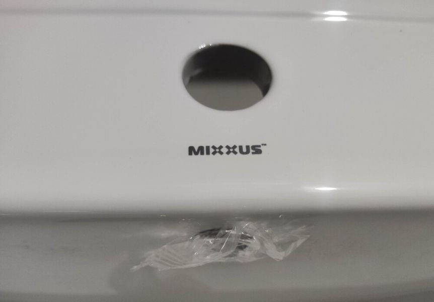 Раковина меблева Mixxus Premium CUBIC-1503 810х460х170mm з отвором під змішувач та переливом ( MP6497 фото