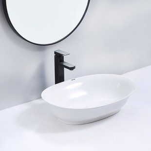 Раковина накладна Mixxus Premium ELLIPSE-0103 550х390х140mm (MP6553) MP6553 фото