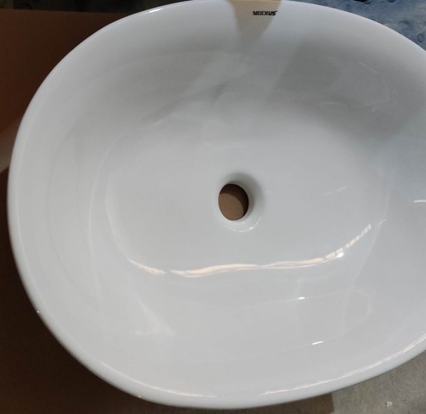Раковина накладна Mixxus Premium ELLIPSE-0103 550х390х140mm (MP6553) MP6553 фото