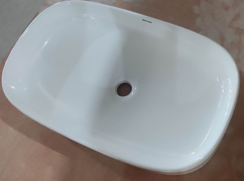 Раковина накладна Mixxus Premium BEVEL-0105 610х375х120mm (MP6524) MP6524 фото