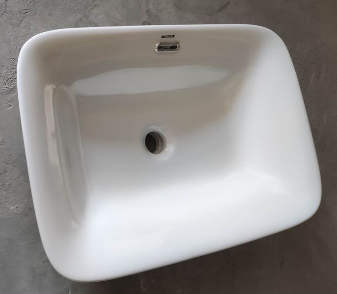 Раковина врізна на стільницю Mixxus Premium STYLE-1601 590х420х180mm з переливом (MP6570) MP6570 фото